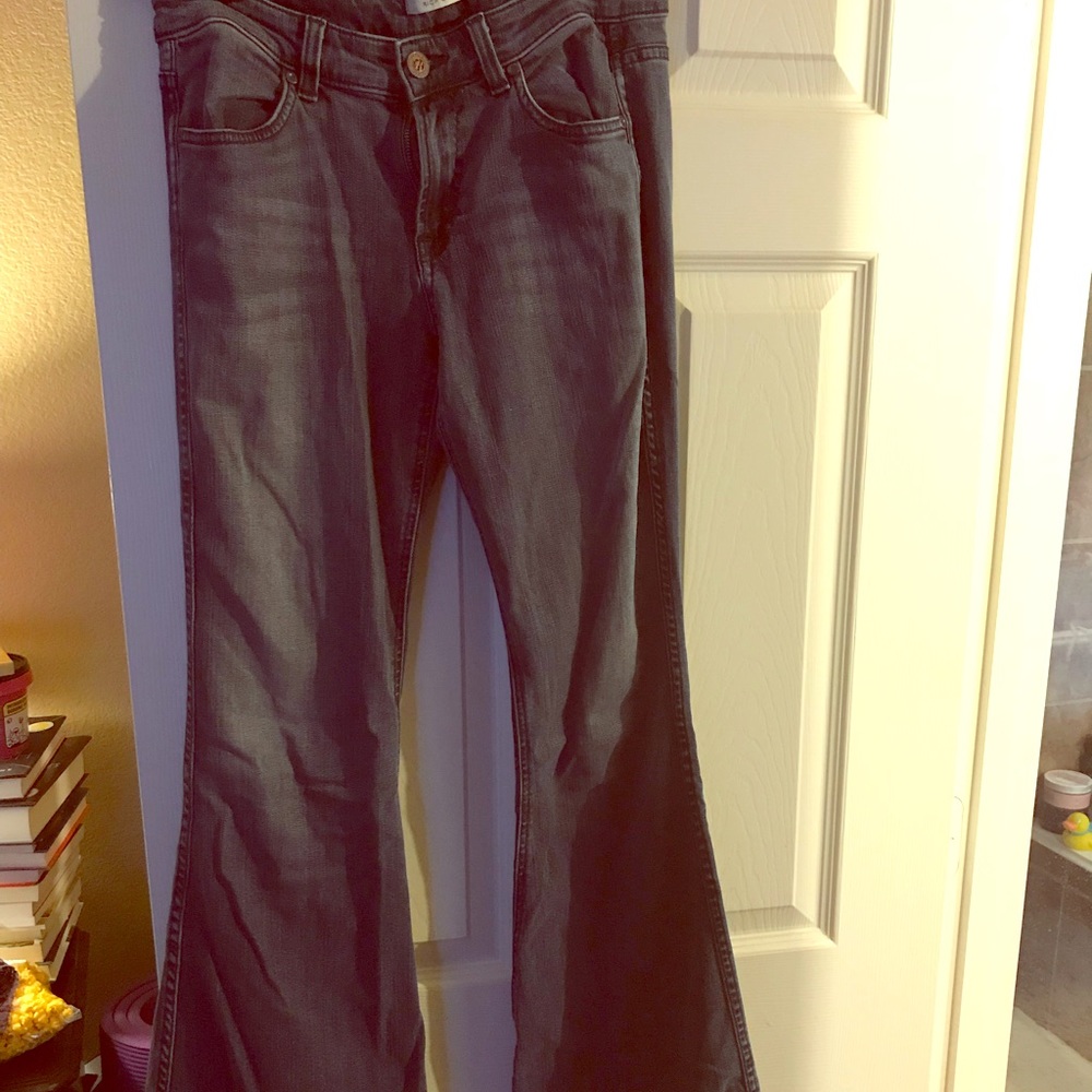 Rich and skinny flare leg jeans